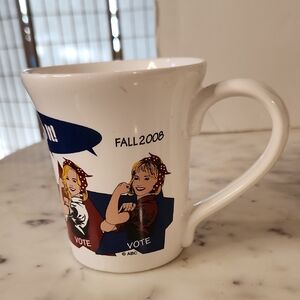 Vintage | 2008 The View | Vote Cup |  Barbara Walters